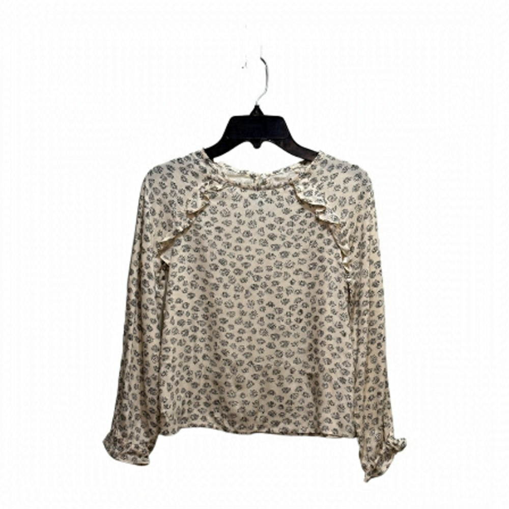 Peek ruffle print shirt size S